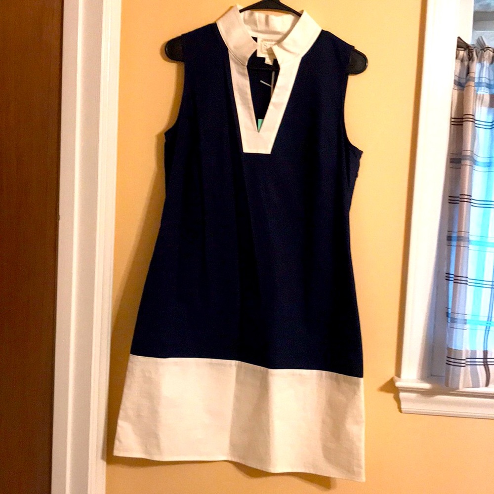 Navy blue dress